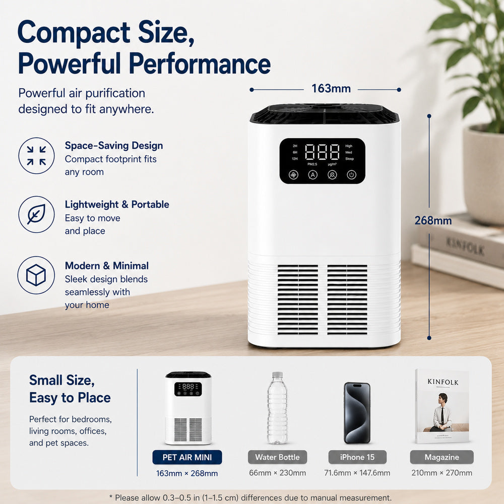 PET AIR MINI Compact Pet Air Purifier