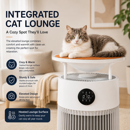 PET AIR S2 Smart Pet Air Purifier With Integrated Cat Lounge
