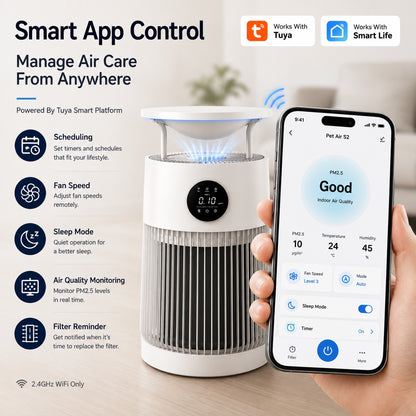 PET AIR S2 Smart Pet Air Purifier With Integrated Cat Lounge